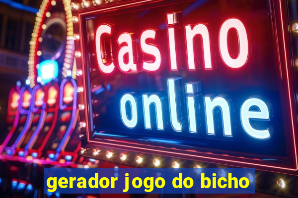 gerador jogo do bicho